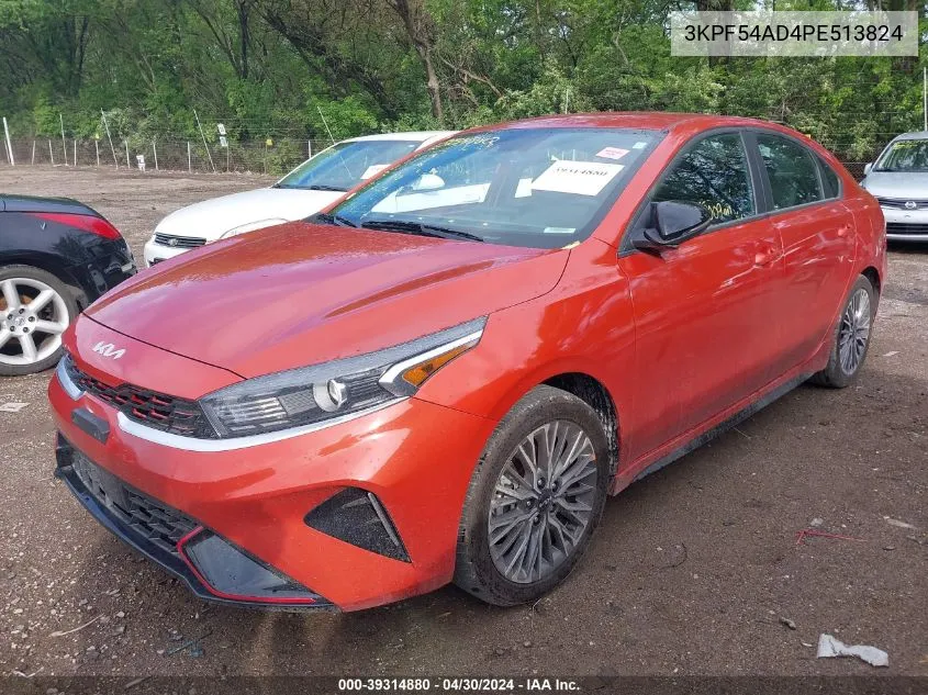 2023 Kia Forte Gt-Line VIN: 3KPF54AD4PE513824 Lot: 39314880