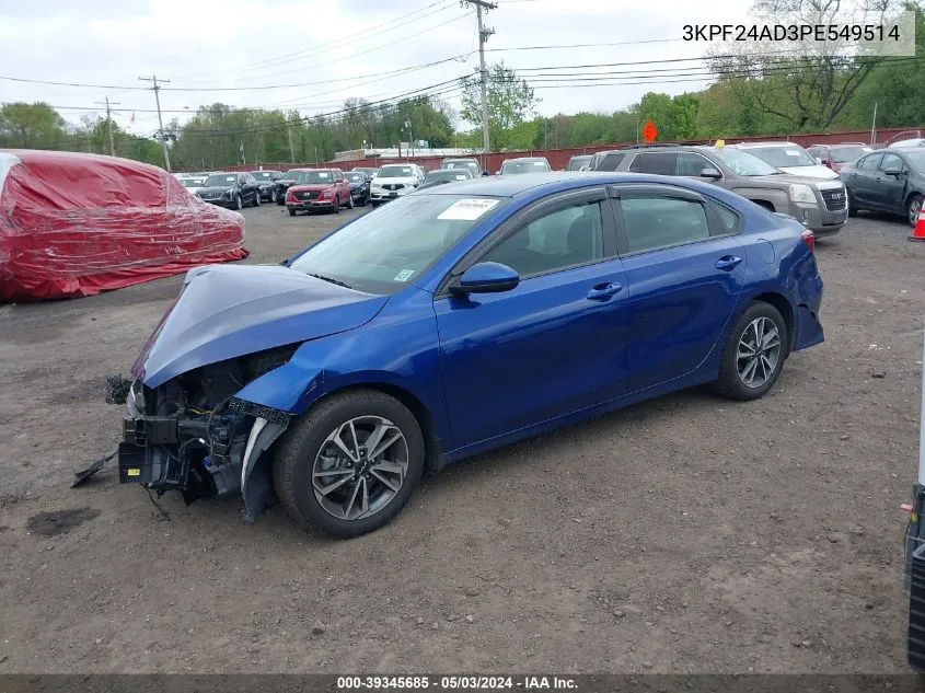 3KPF24AD3PE549514 2023 Kia Forte Lxs