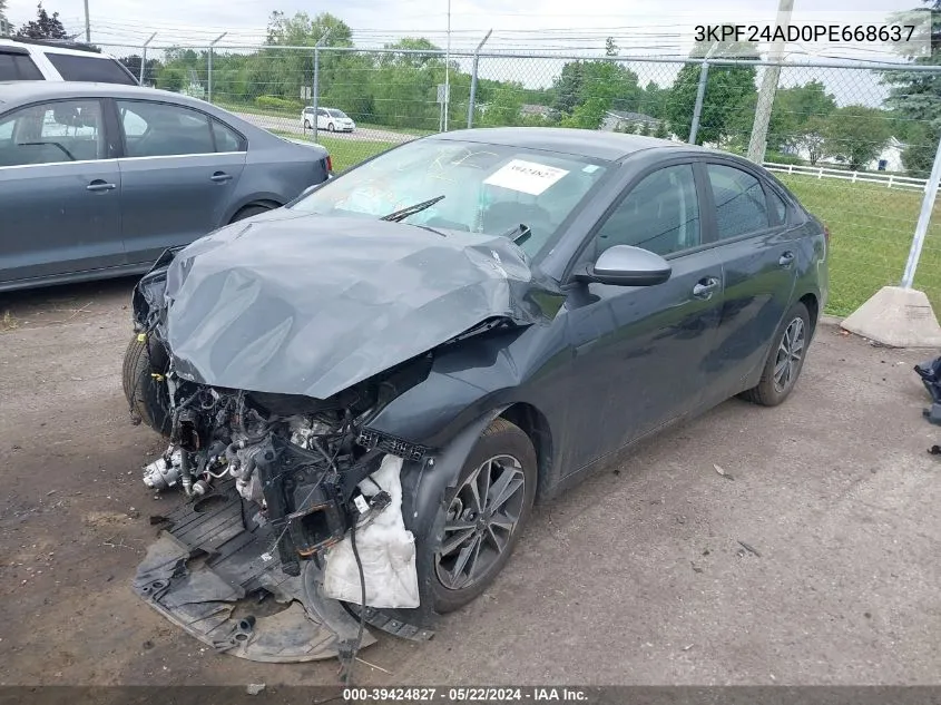 2023 Kia Forte Lxs VIN: 3KPF24AD0PE668637 Lot: 39424827