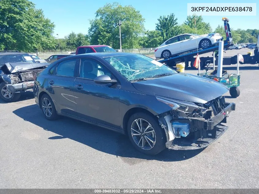 2023 Kia Forte Lxs VIN: 3KPF24ADXPE638478 Lot: 39483032