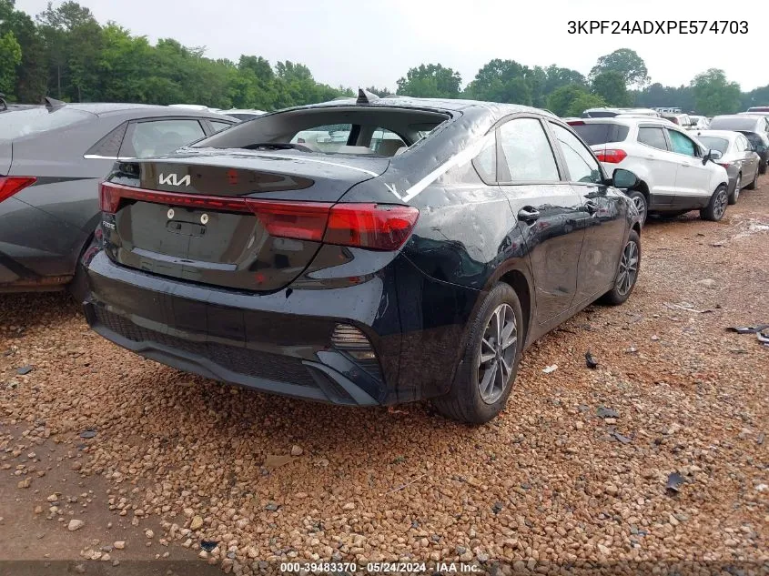 2023 Kia Forte Lxs VIN: 3KPF24ADXPE574703 Lot: 39483370