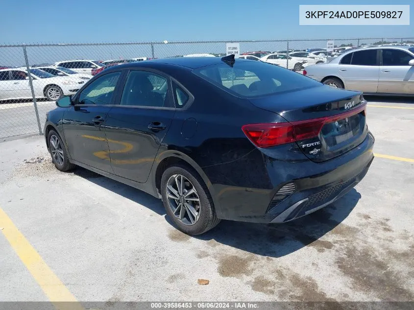 2023 Kia Forte Lxs VIN: 3KPF24AD0PE509827 Lot: 39586453