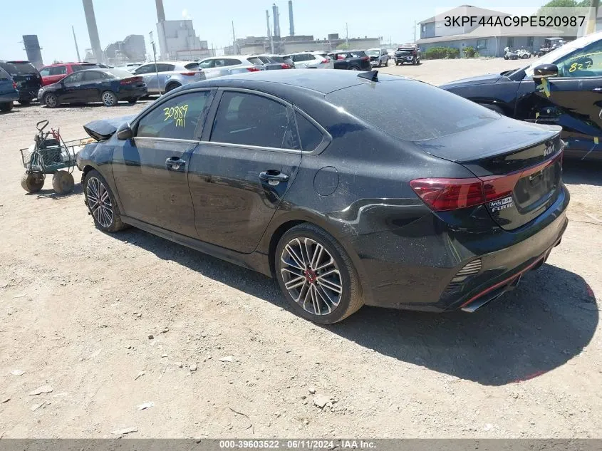 2023 Kia Forte Gt VIN: 3KPF44AC9PE520987 Lot: 39603522