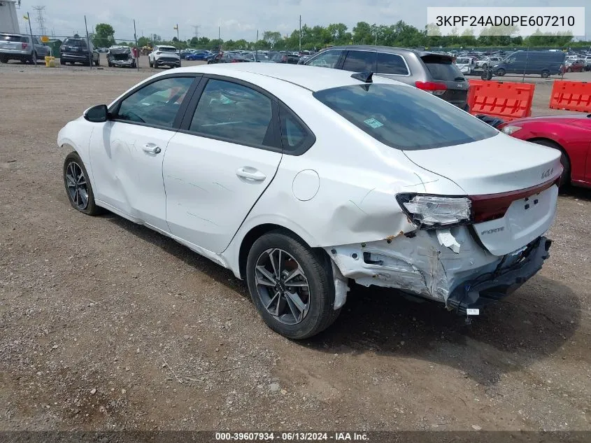 2023 Kia Forte Lxs VIN: 3KPF24AD0PE607210 Lot: 39607934