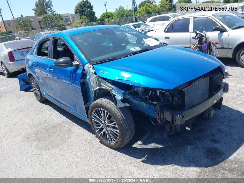 2023 Kia Forte Gt-Line VIN: 3KPF54AD2PE567705 Lot: 39727951