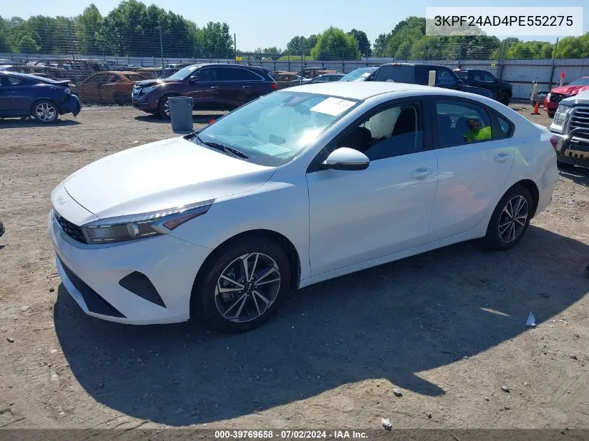 2023 Kia Forte Lxs VIN: 3KPF24AD4PE552275 Lot: 39769658