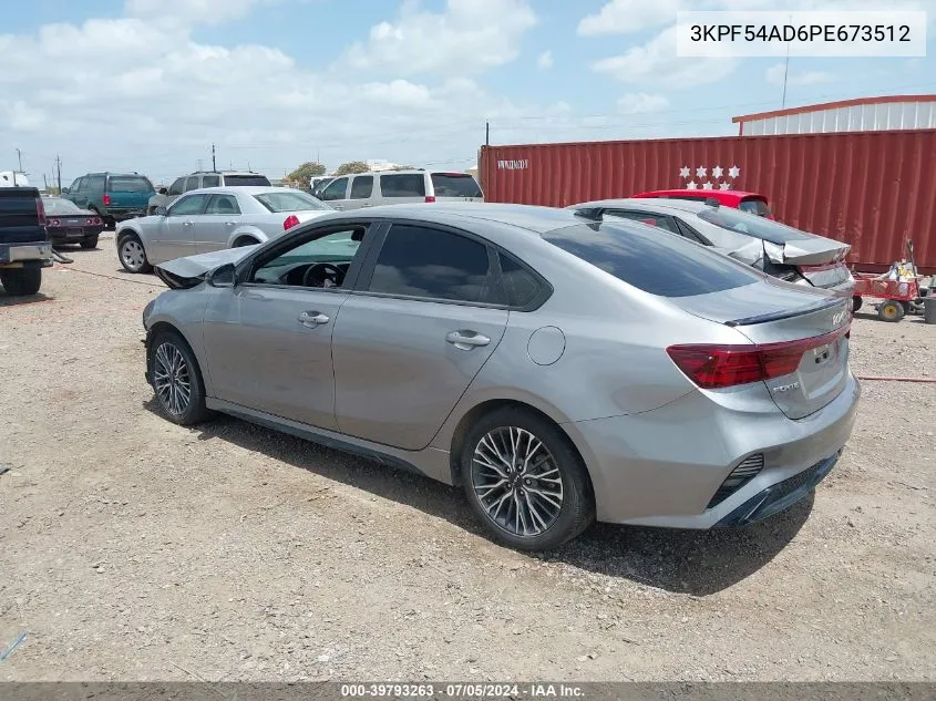 2023 Kia Forte Gt-Line VIN: 3KPF54AD6PE673512 Lot: 39793263