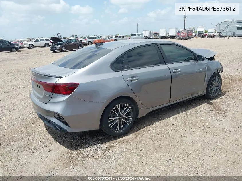 2023 Kia Forte Gt-Line VIN: 3KPF54AD6PE673512 Lot: 39793263