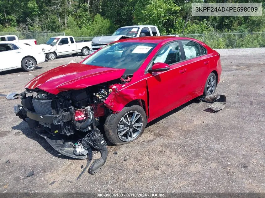 2023 Kia Forte Lxs VIN: 3KPF24AD4PE598009 Lot: 39806180