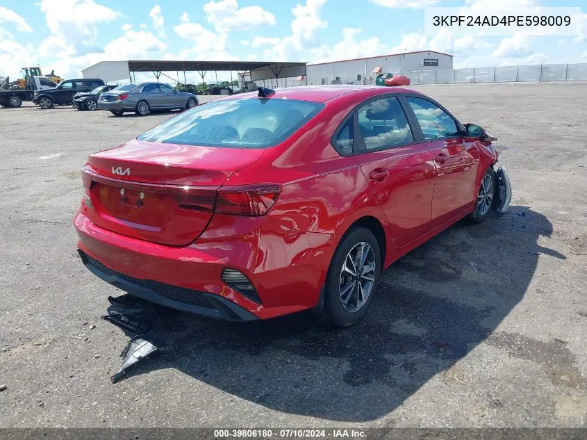 2023 Kia Forte Lxs VIN: 3KPF24AD4PE598009 Lot: 39806180