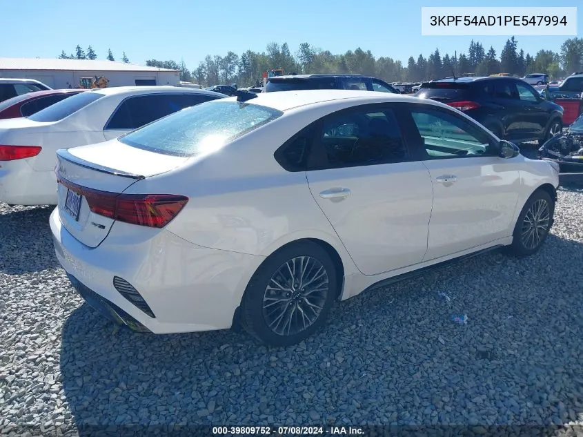 2023 Kia Forte Gt-Line VIN: 3KPF54AD1PE547994 Lot: 39809752