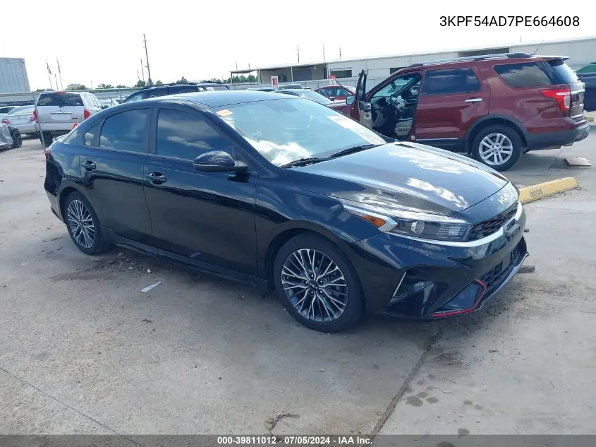 2023 Kia Forte Gt-Line VIN: 3KPF54AD7PE664608 Lot: 39811012