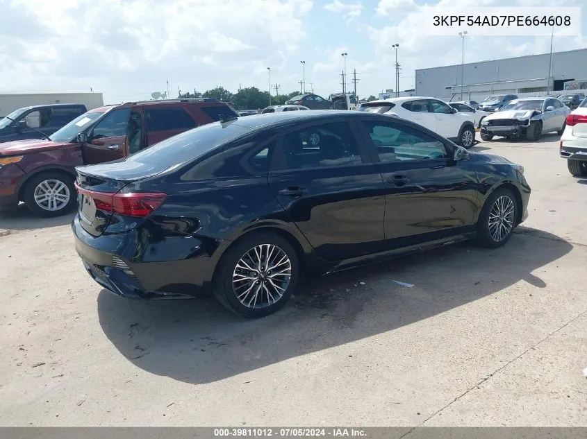 2023 Kia Forte Gt-Line VIN: 3KPF54AD7PE664608 Lot: 39811012