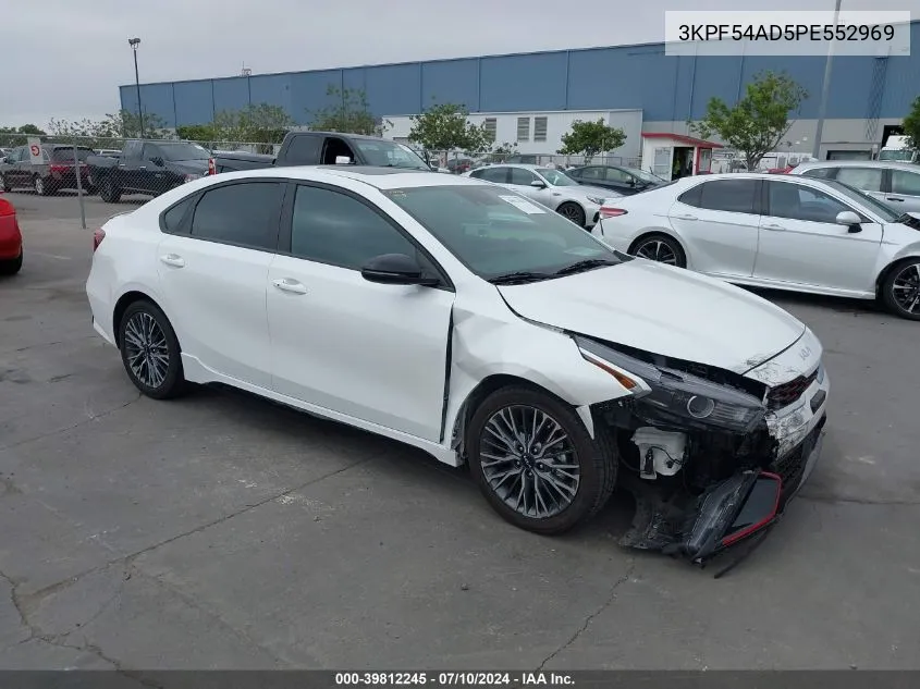 2023 Kia Forte Gt-Line VIN: 3KPF54AD5PE552969 Lot: 39812245