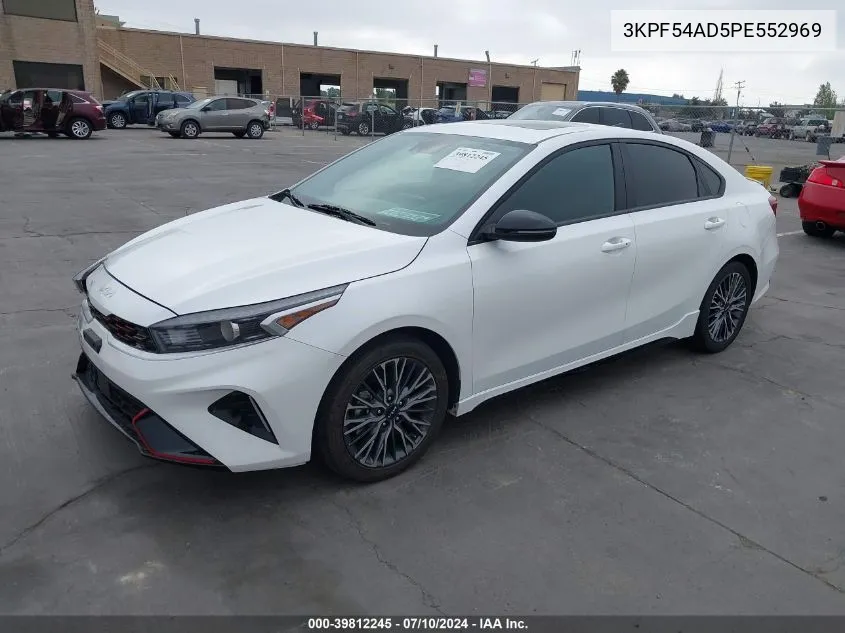 2023 Kia Forte Gt-Line VIN: 3KPF54AD5PE552969 Lot: 39812245