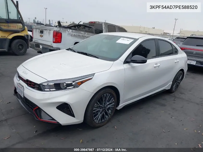 2023 Kia Forte Gt-Line VIN: 3KPF54AD7PE588520 Lot: 39847867