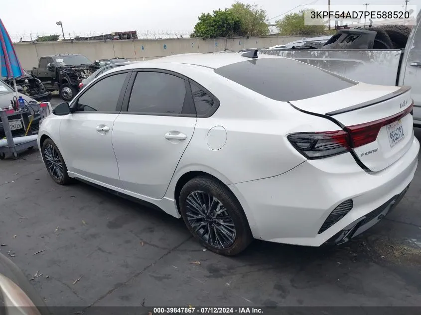 2023 Kia Forte Gt-Line VIN: 3KPF54AD7PE588520 Lot: 39847867