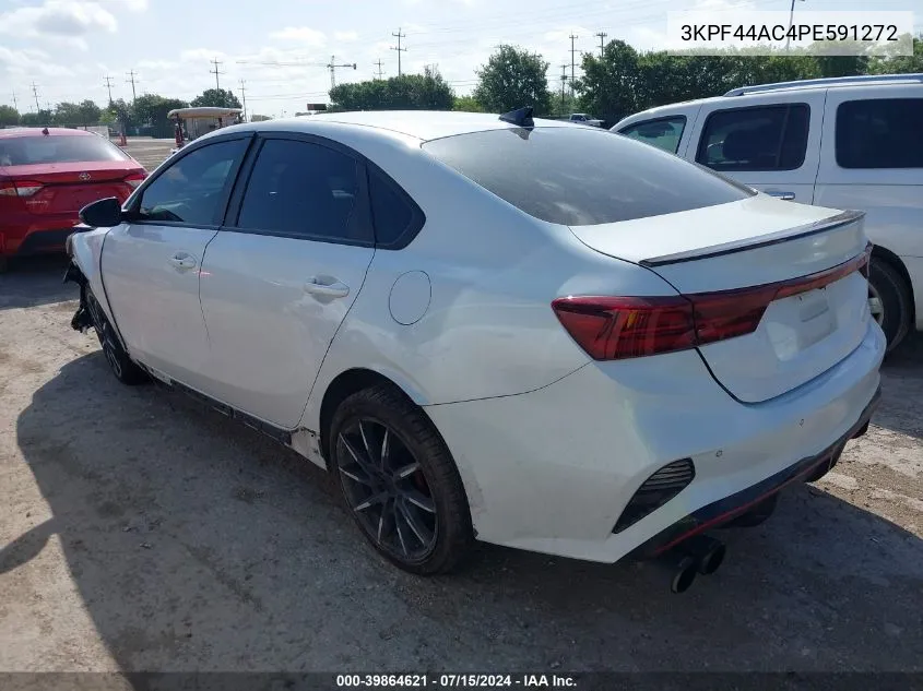 2023 Kia Forte Gt VIN: 3KPF44AC4PE591272 Lot: 39864621