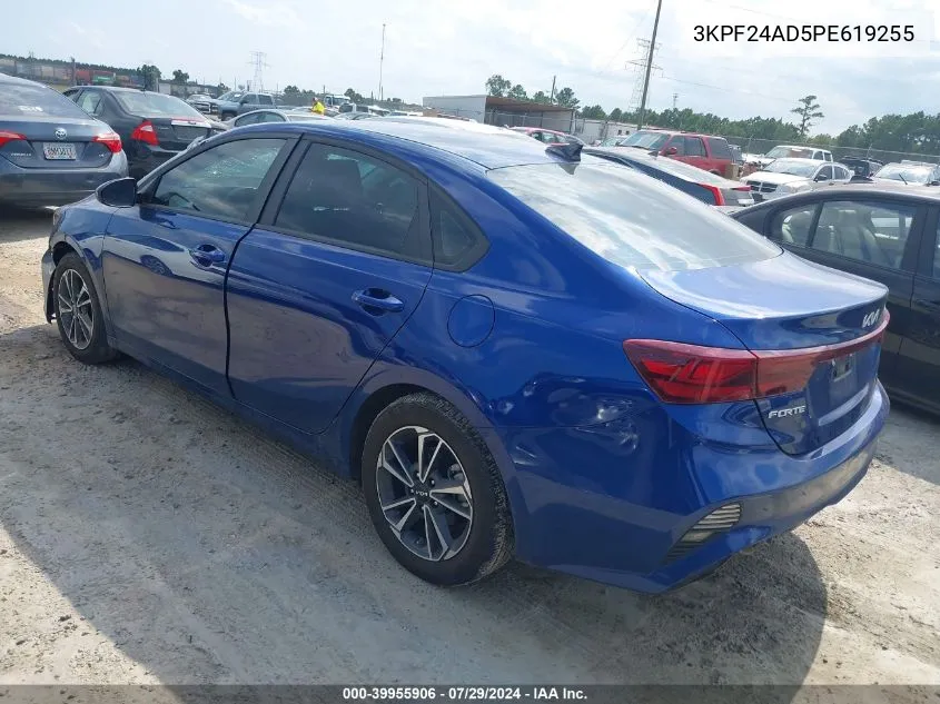 2023 Kia Forte Lx/Lxs VIN: 3KPF24AD5PE619255 Lot: 39955906