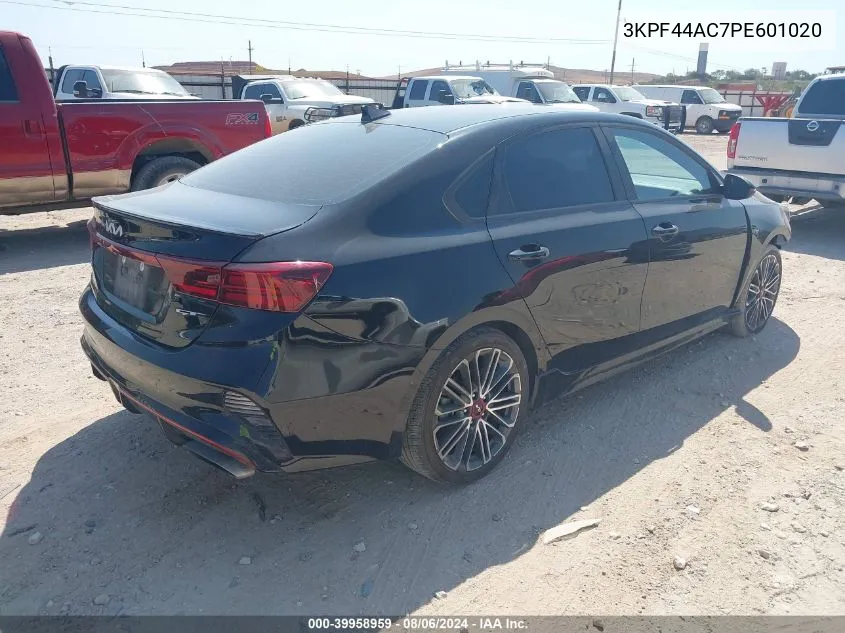 2023 Kia Forte Gt VIN: 3KPF44AC7PE601020 Lot: 39958959