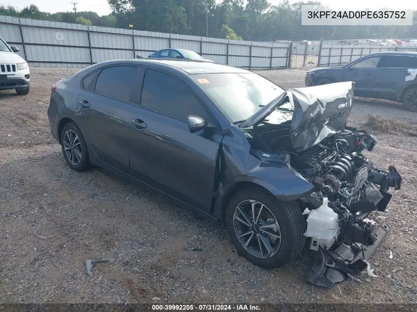 3KPF24AD0PE635752 2023 Kia Forte Lxs