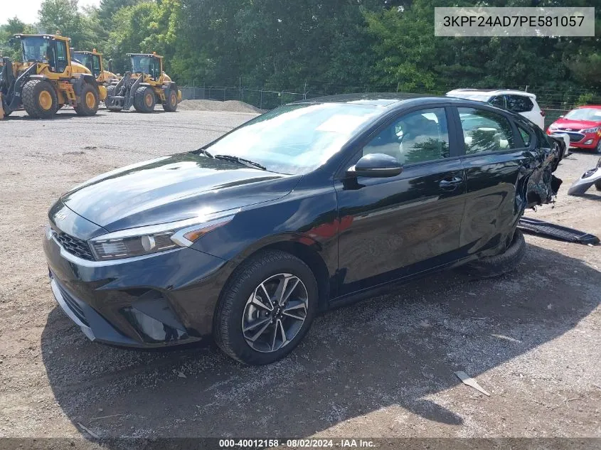 2023 Kia Forte Lxs VIN: 3KPF24AD7PE581057 Lot: 40012158