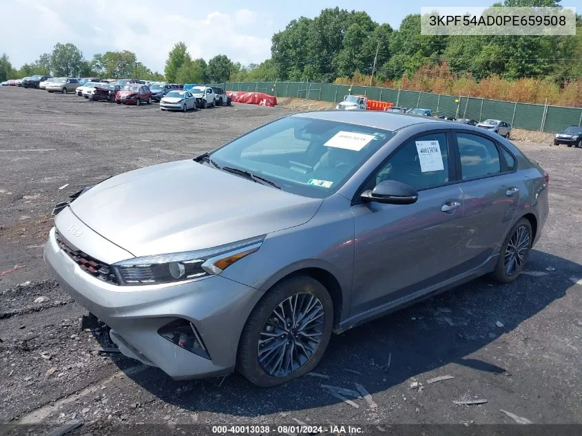 2023 Kia Forte Gt-Line VIN: 3KPF54AD0PE659508 Lot: 40013038