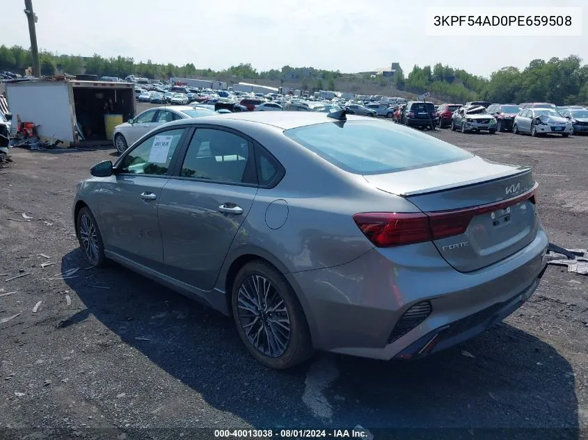 2023 Kia Forte Gt-Line VIN: 3KPF54AD0PE659508 Lot: 40013038