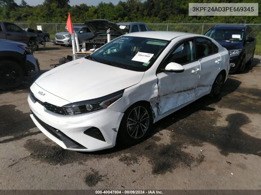 2023 Kia Forte Lxs VIN: 3KPF24AD3PE669345 Lot: 40047804