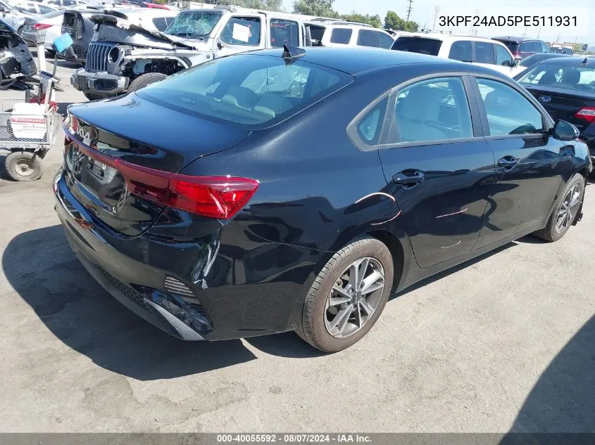 3KPF24AD5PE511931 2023 Kia Forte Lxs