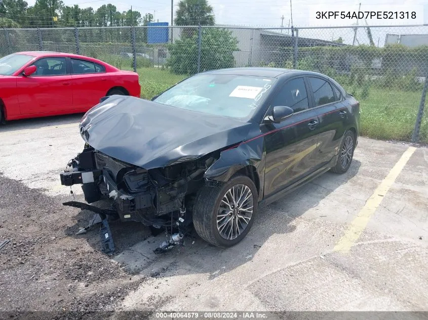 2023 Kia Forte Gt-Line VIN: 3KPF54AD7PE521318 Lot: 40064579