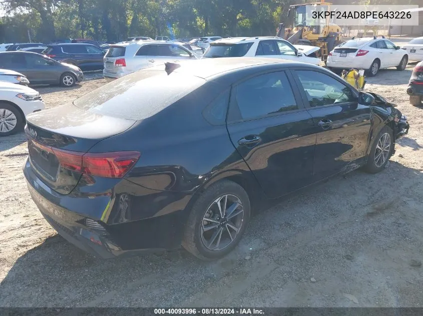 2023 Kia Forte Lxs VIN: 3KPF24AD8PE643226 Lot: 40093996