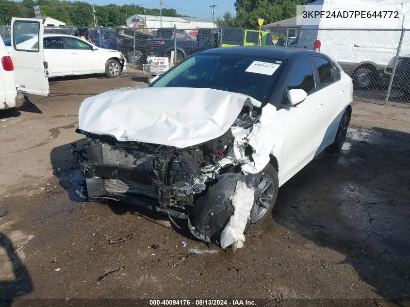 2023 Kia Forte Lx/Lxs VIN: 3KPF24AD7PE644772 Lot: 40094176