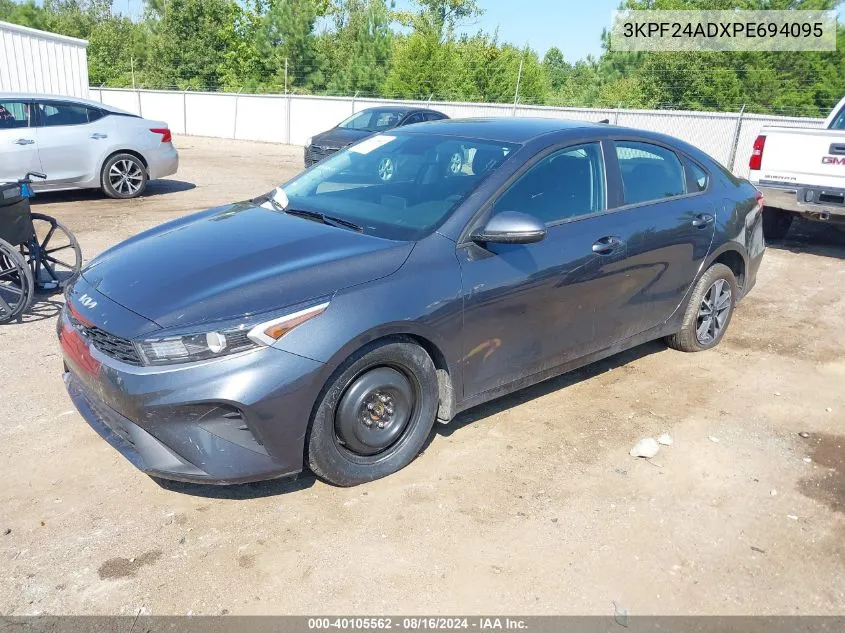 2023 Kia Forte Lxs VIN: 3KPF24ADXPE694095 Lot: 40105562