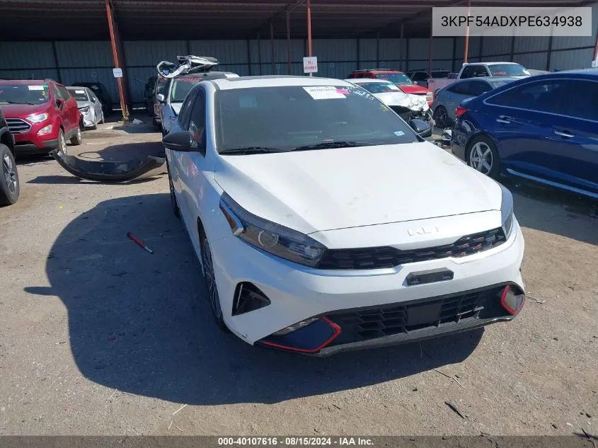 2023 Kia Forte Gt-Line VIN: 3KPF54ADXPE634938 Lot: 40107616