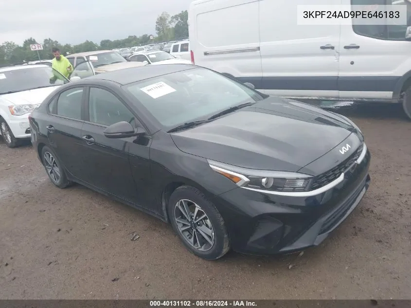 2023 Kia Forte Lxs VIN: 3KPF24AD9PE646183 Lot: 40131102