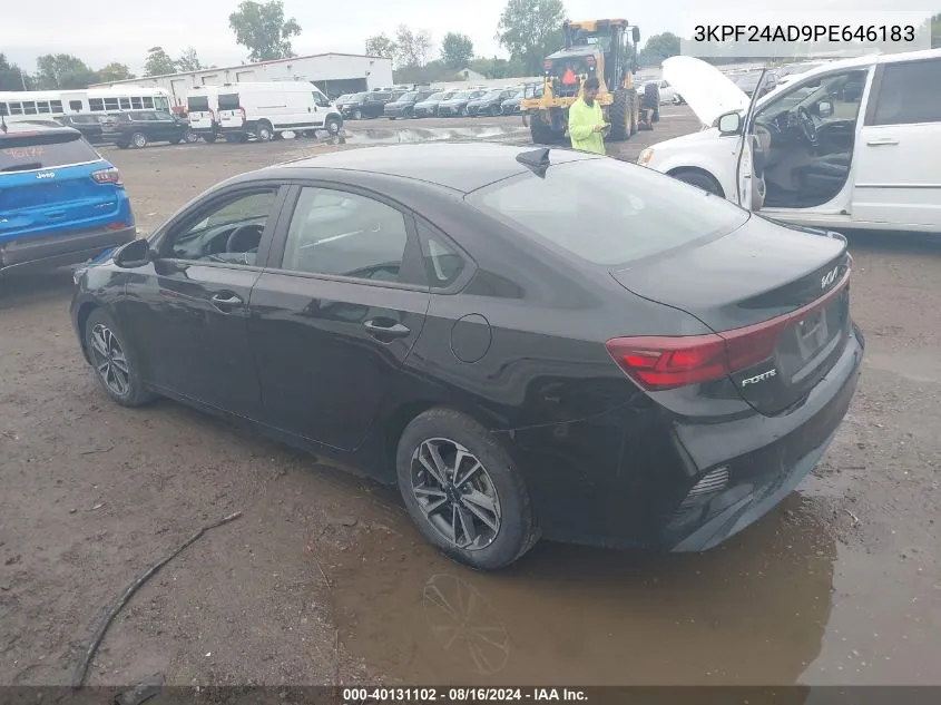 2023 Kia Forte Lxs VIN: 3KPF24AD9PE646183 Lot: 40131102