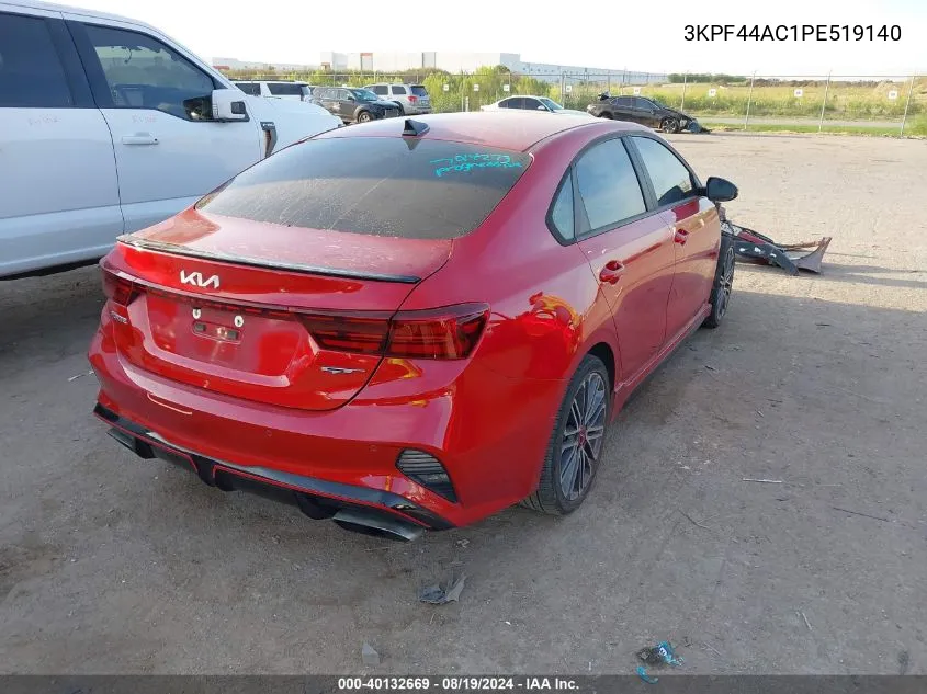 2023 Kia Forte Gt VIN: 3KPF44AC1PE519140 Lot: 40132669