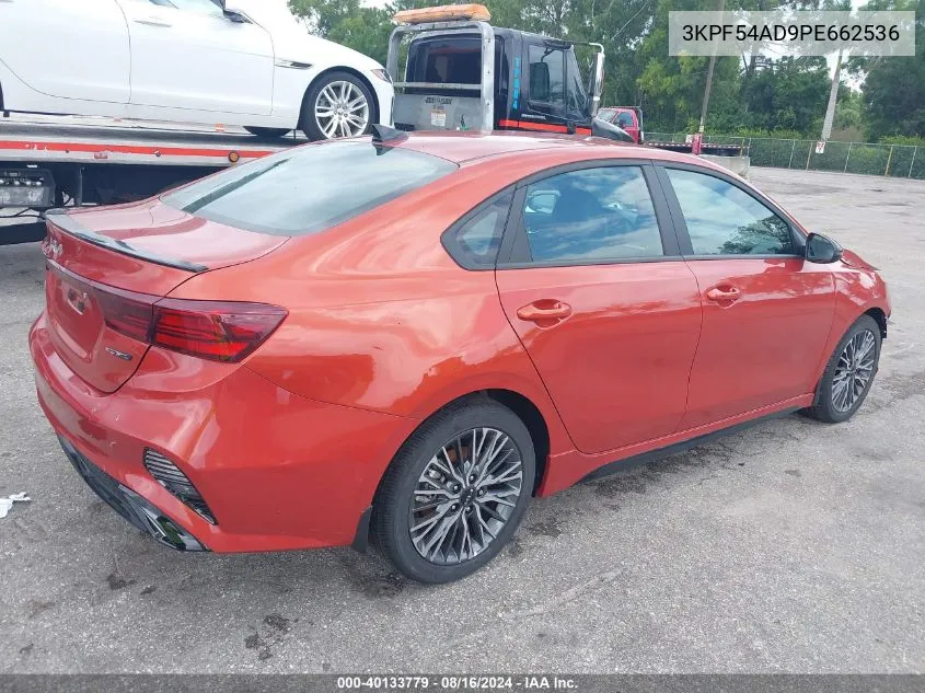 2023 Kia Forte Gt-Line VIN: 3KPF54AD9PE662536 Lot: 40133779