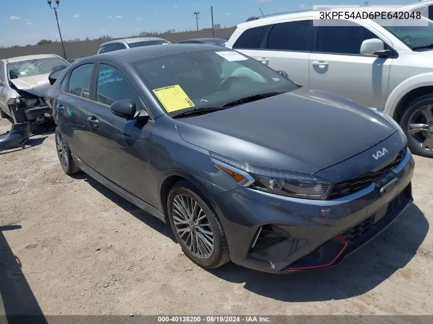 2023 Kia Forte Gt-Line VIN: 3KPF54AD6PE642048 Lot: 40138200