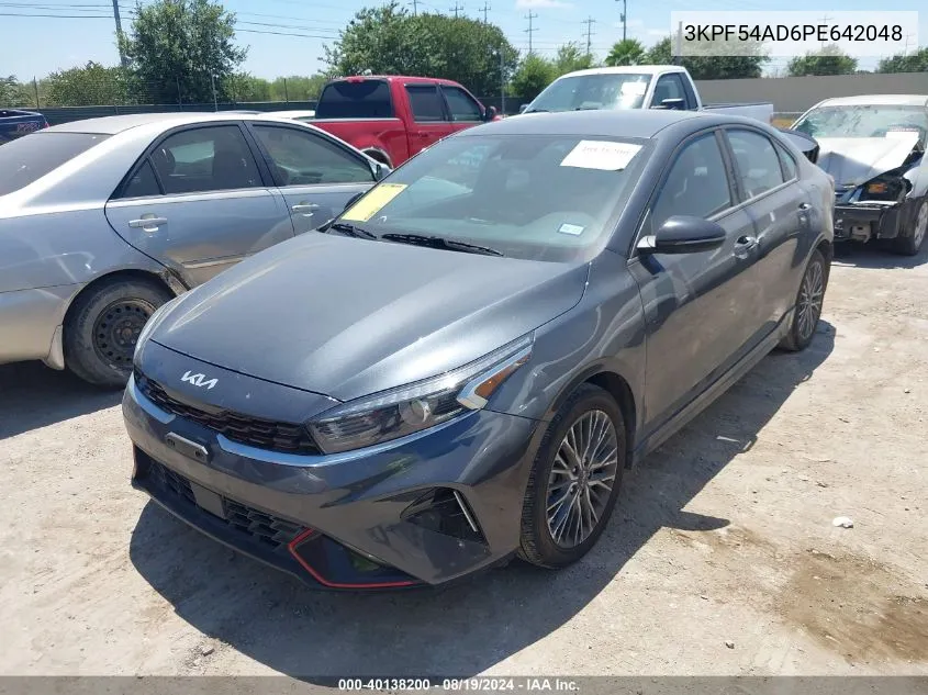 2023 Kia Forte Gt-Line VIN: 3KPF54AD6PE642048 Lot: 40138200