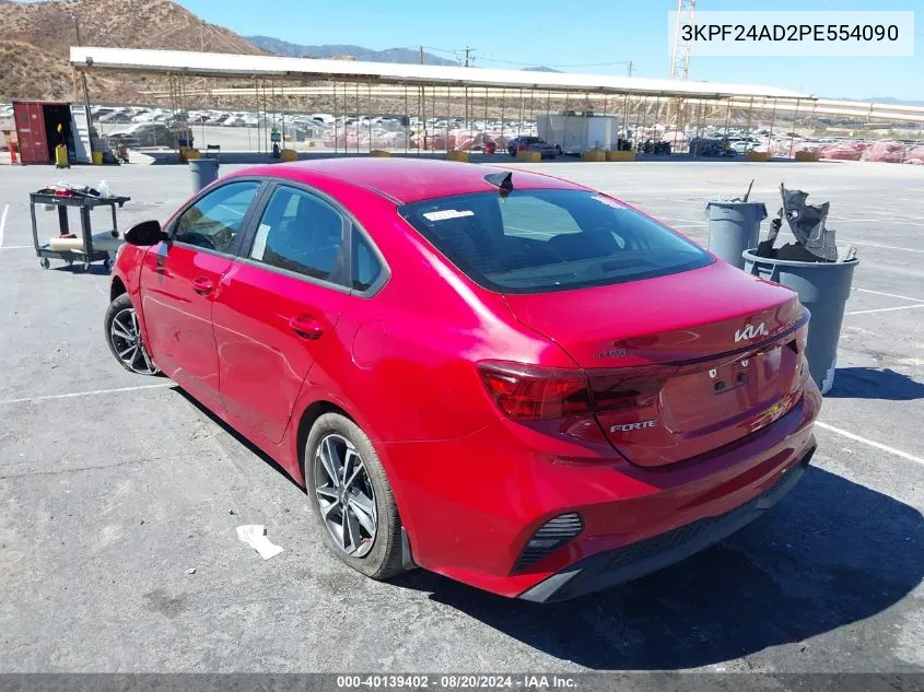 2023 Kia Forte Lxs VIN: 3KPF24AD2PE554090 Lot: 40139402