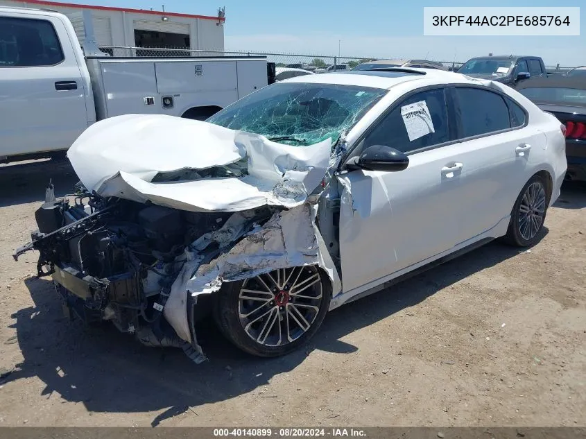 2023 Kia Forte Gt VIN: 3KPF44AC2PE685764 Lot: 40140899