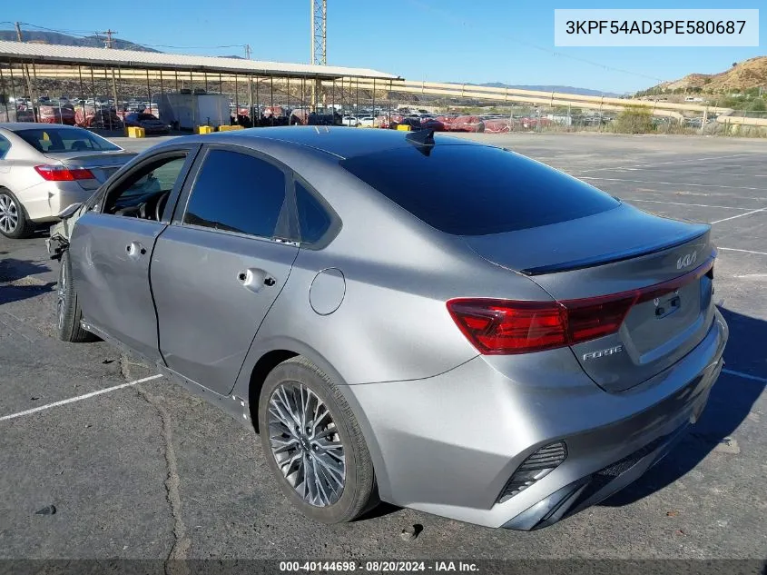 2023 Kia Forte Gt-Line VIN: 3KPF54AD3PE580687 Lot: 40144698