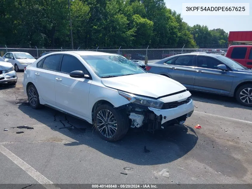 2023 Kia Forte Gt Line VIN: 3KPF54AD0PE667625 Lot: 40145848