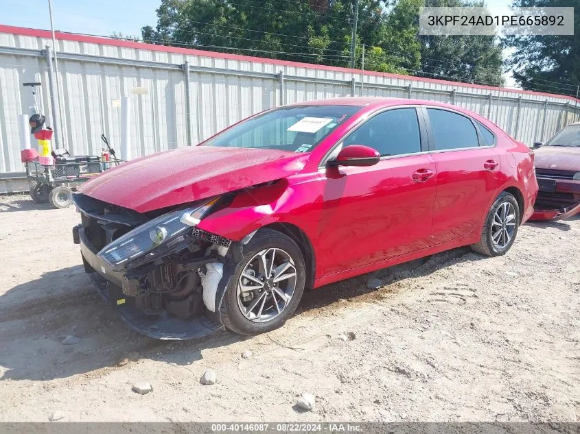 2023 Kia Forte Lxs VIN: 3KPF24AD1PE665892 Lot: 40146087