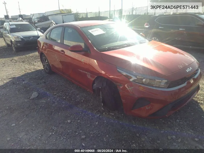 3KPF24AD6PE571443 2023 Kia Forte Lx/Lxs