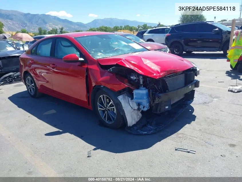 2023 Kia Forte Lx/Lxs VIN: 3KPF24AD5PE584118 Lot: 40158782