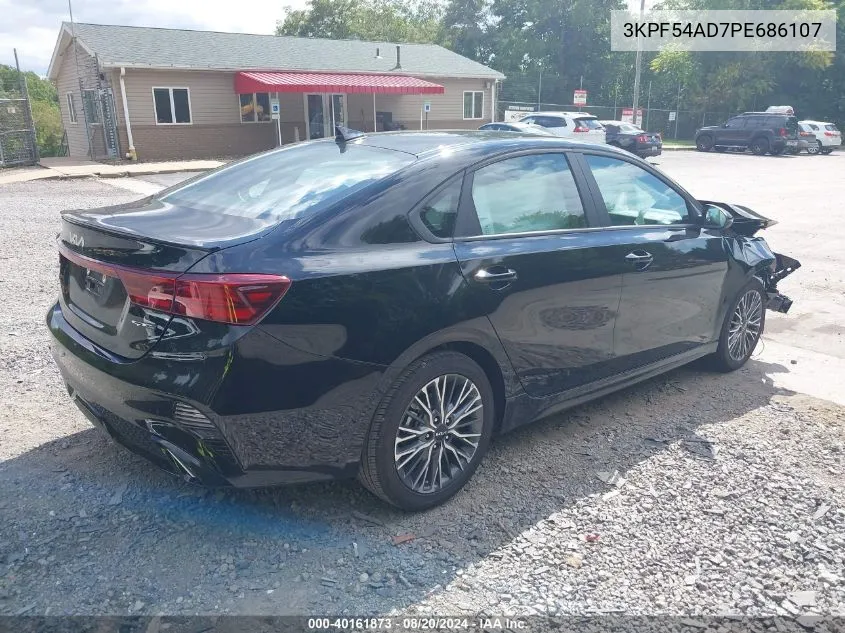 2023 Kia Forte Gt-Line VIN: 3KPF54AD7PE686107 Lot: 40161873