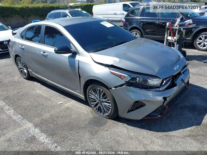 2023 Kia Forte Gt-Line VIN: 3KPF54AD3PE612019 Lot: 40163055